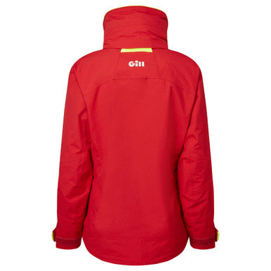 Women's OS3 Coastal Sailing Jacket - Red