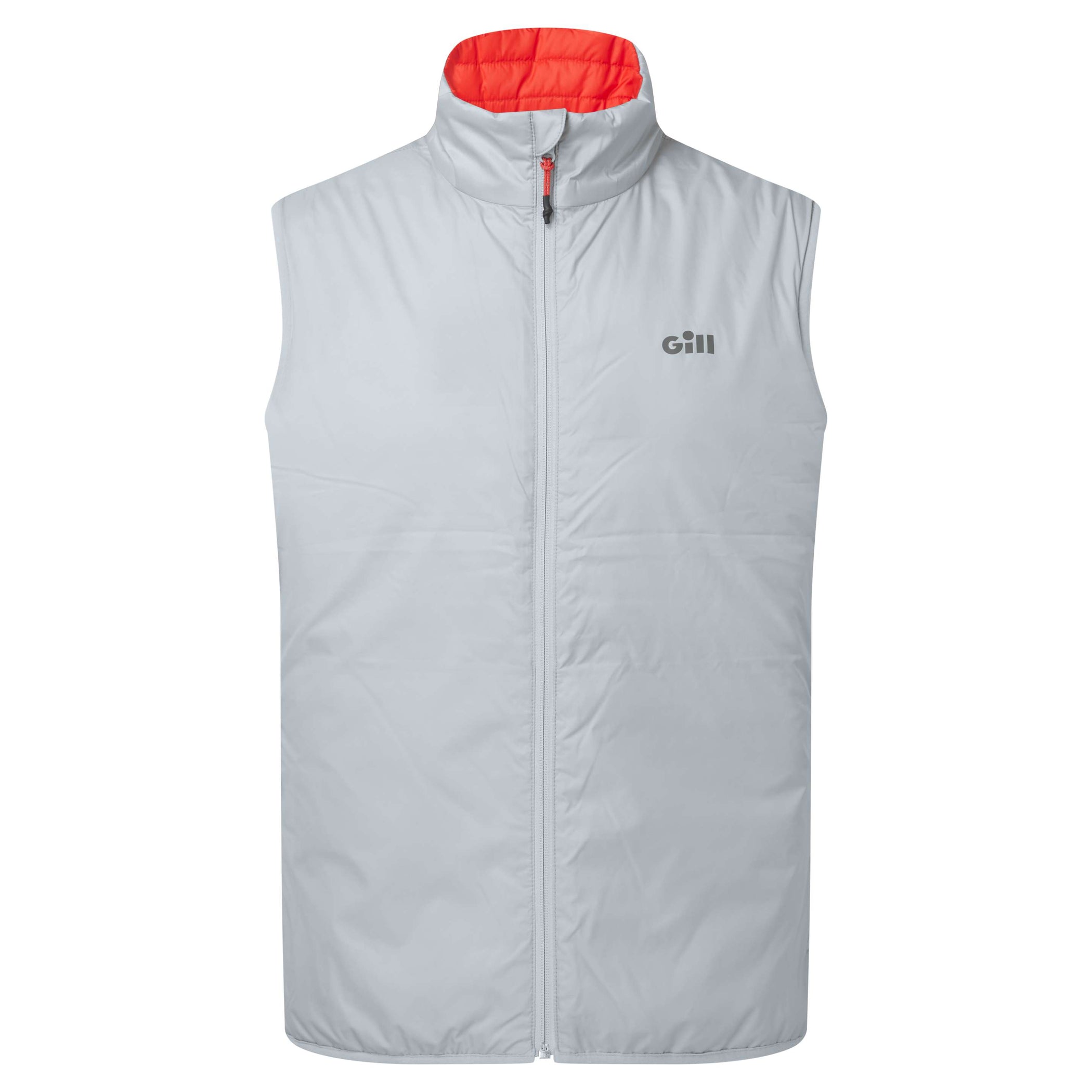 Orion Vest - Quarry/Flame Red