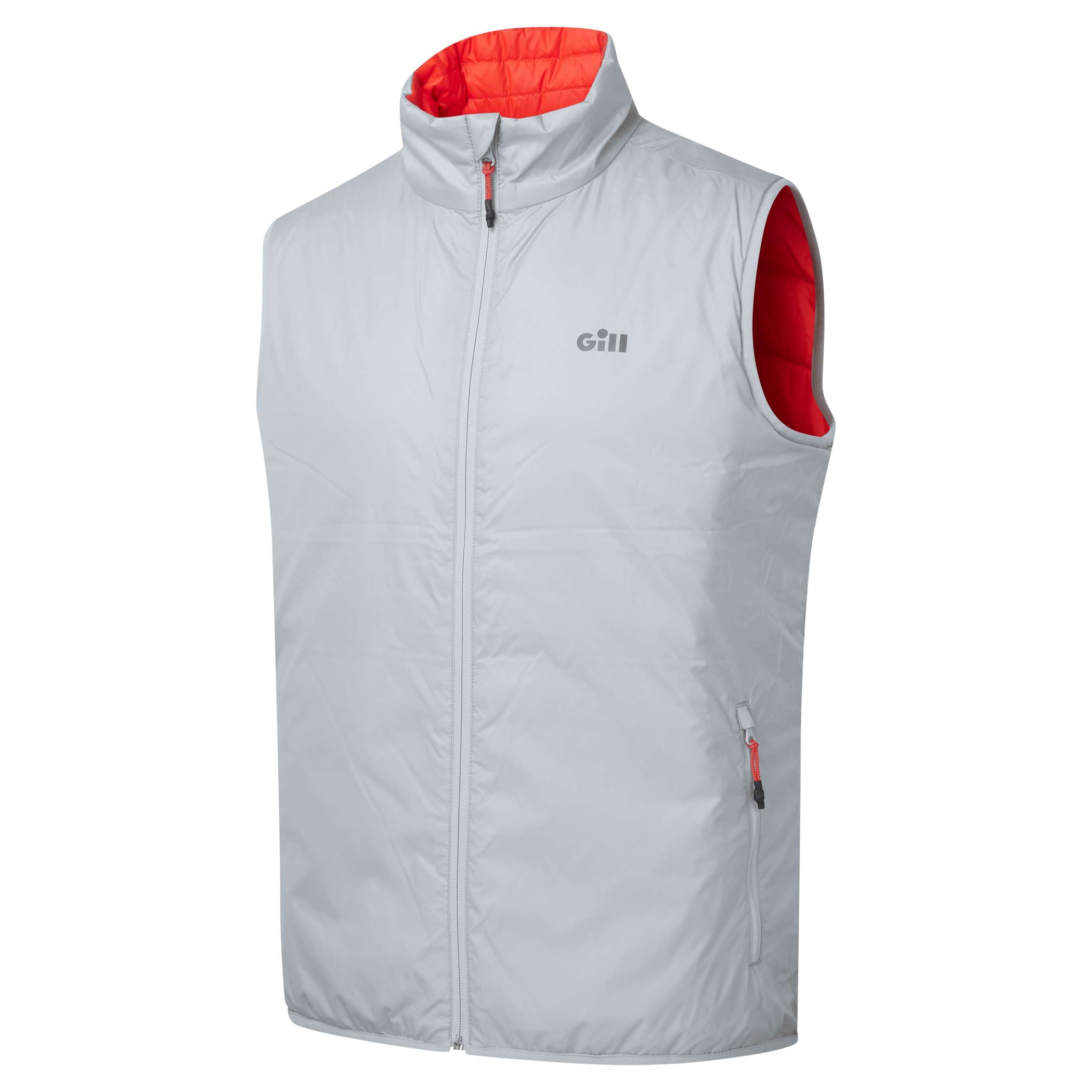 Orion Vest - Quarry/Flame Red