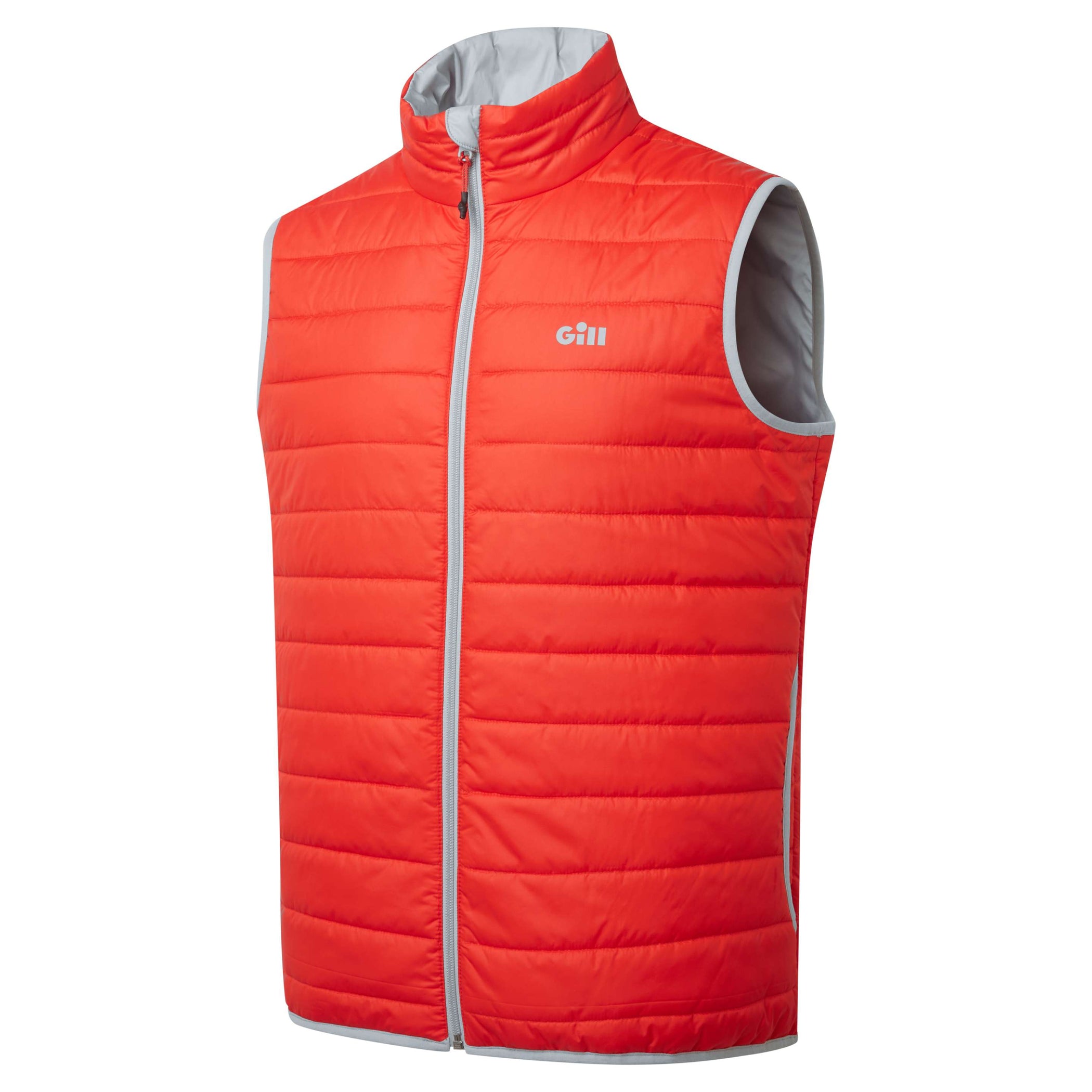 Orion Vest - Quarry/Flame Red