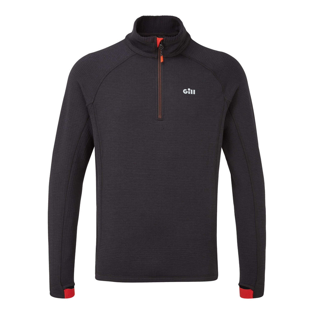 OS Thermal Zip-Neck Sweater - Graphite