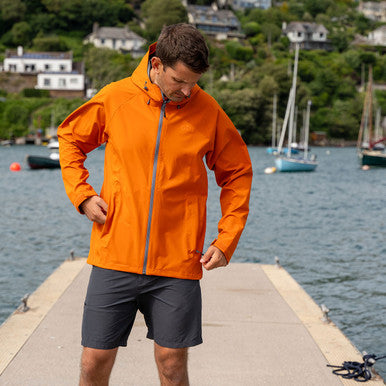 Voyager Hooded Waterproof Jacket - Orange