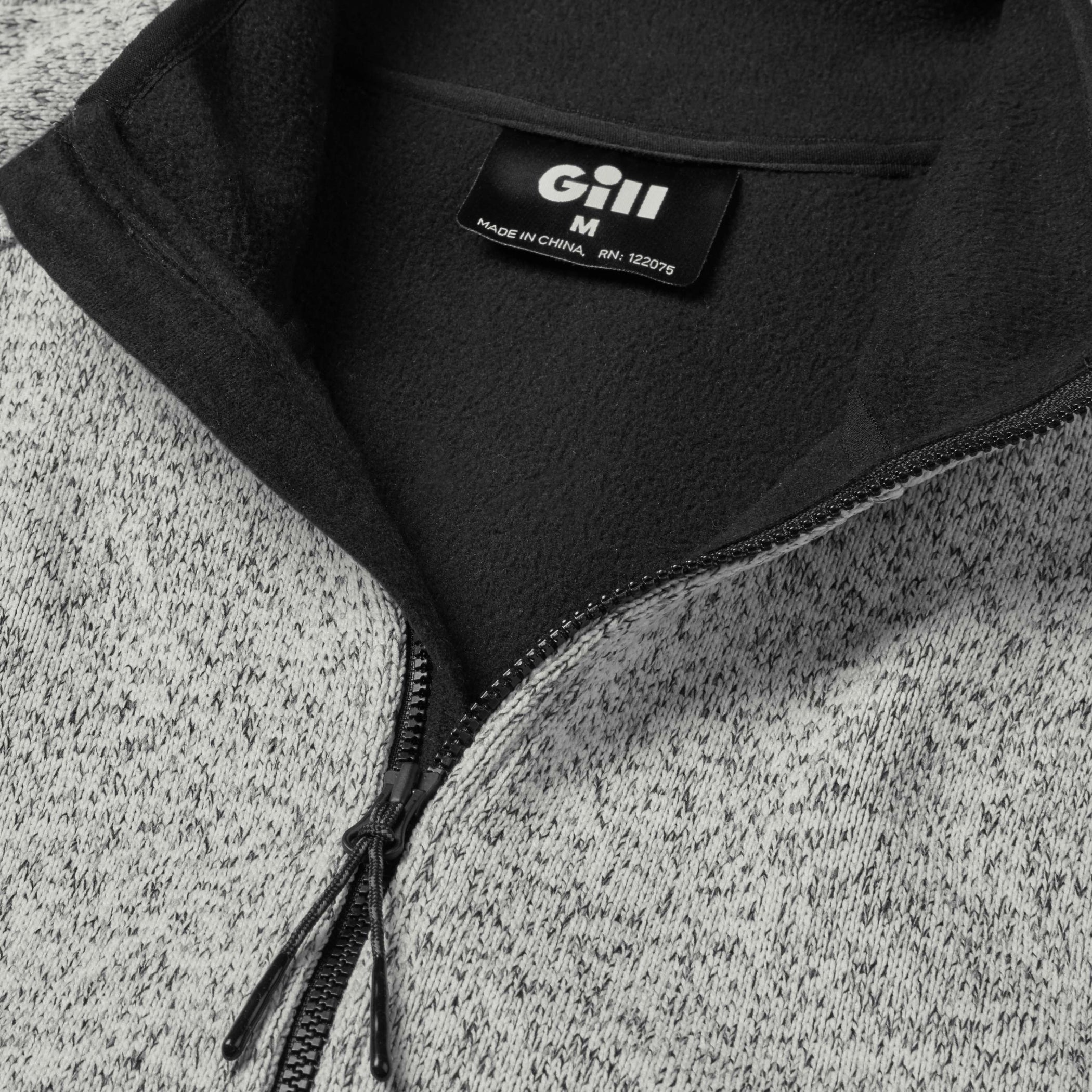 Knit Fleece Jacket - gray Marl