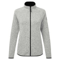 Women's Knit Fleece Jacket - Gray Marl