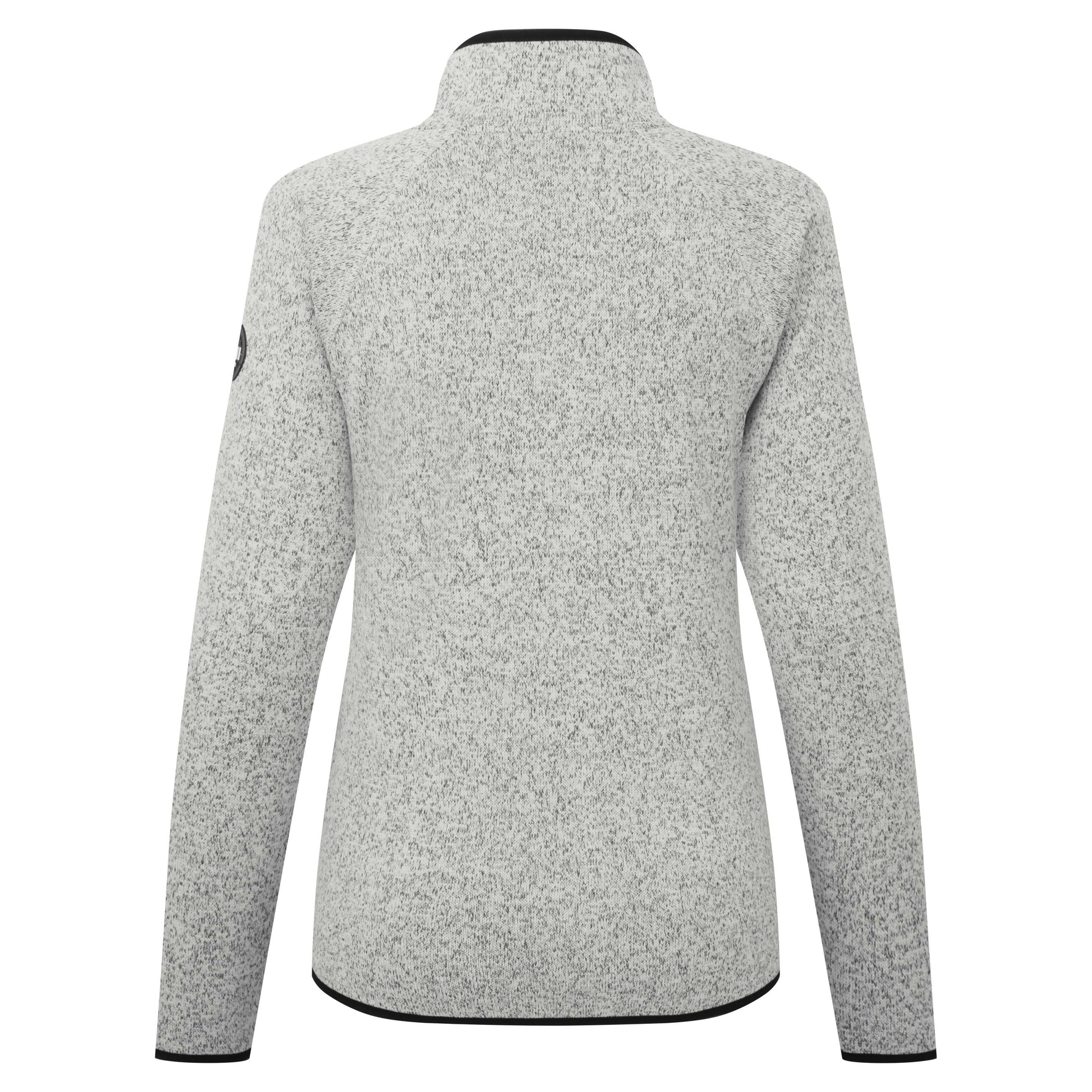 Women's Knit Fleece Jacket - Gray Marl