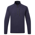 1/4 Zip Neck Knit Fleece - Navy
