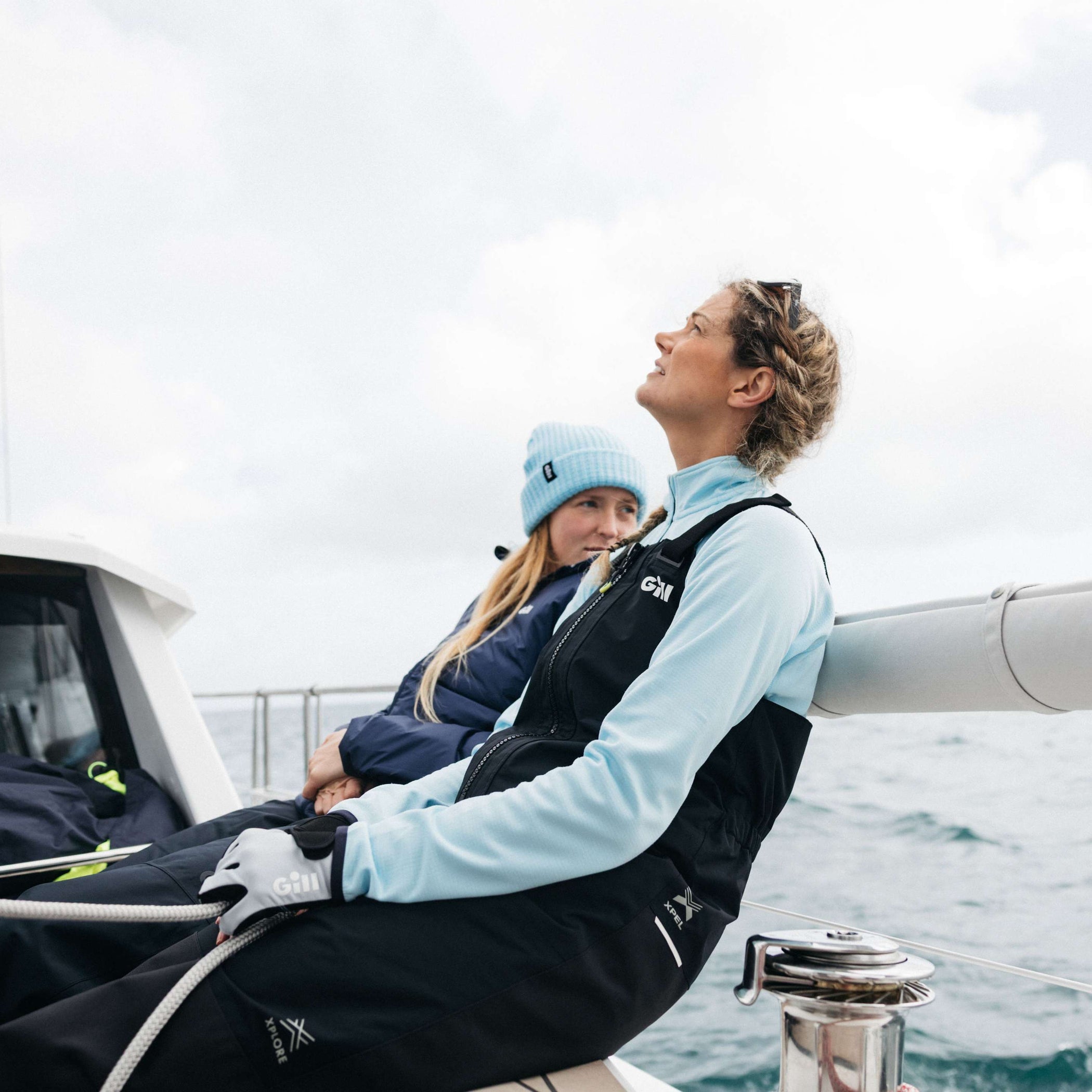 Womens Drift Zip Fleece - Sky Blue