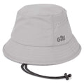 Bucket Hat With Chin Strap - Gray