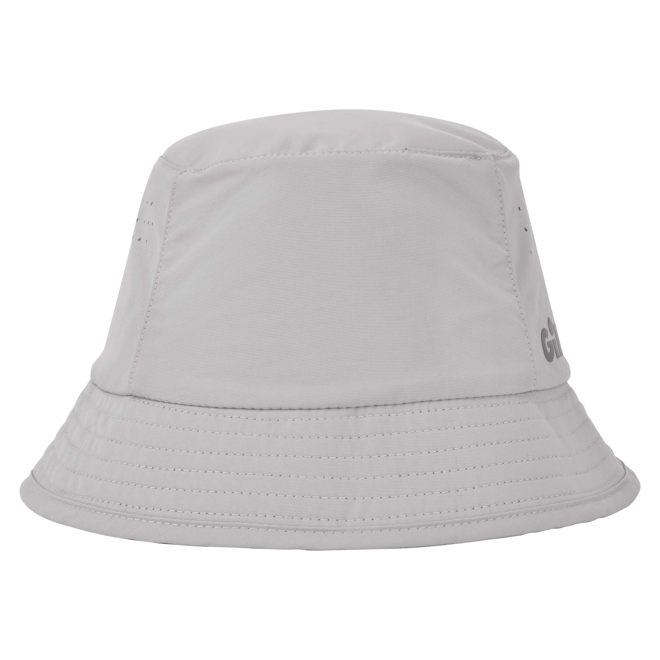 Bucket Hat With Chin Strap - Gray