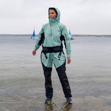 Women's Verso Drysuit With Hood - Marine Blue