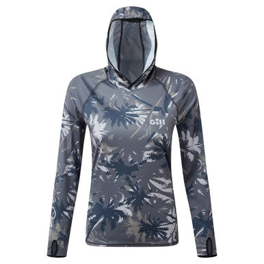 Women's Tec Hoodie in Palm Print - Palm Print