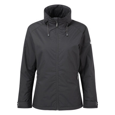Women's Hooded Insulated Jacket - Graphite