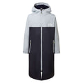 Aqua Parka Waterproof Changing Robe - Navy & Light Gray