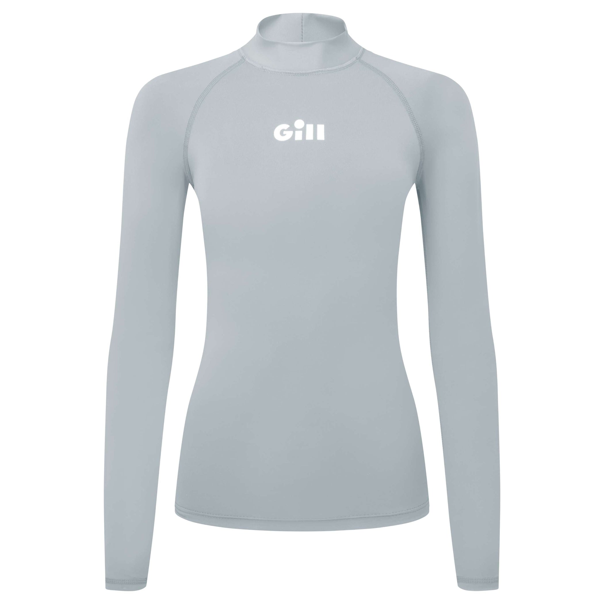 Women's ZenZero Long Sleeve Rash Vest - Light Gray