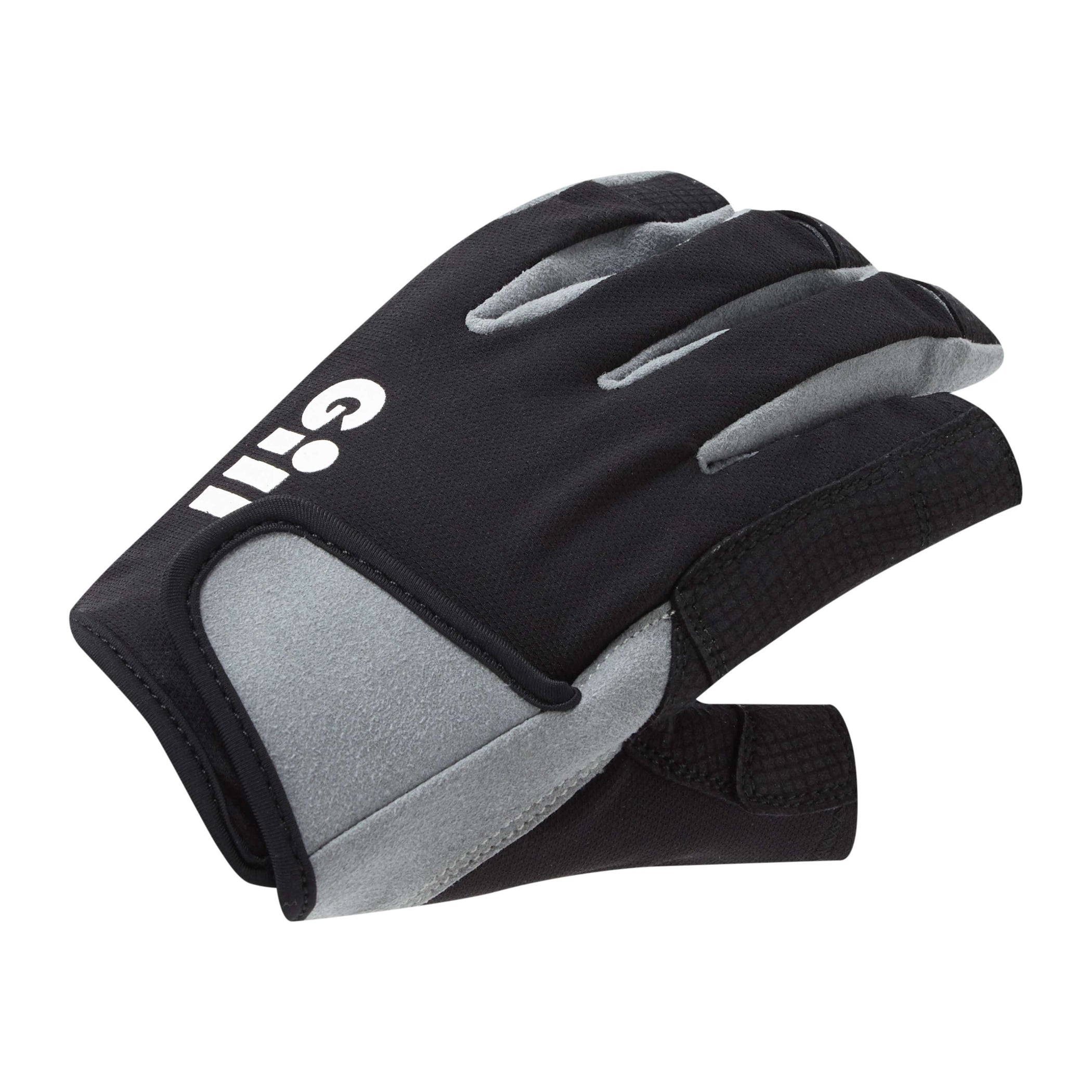 Deckhand Long-Finger Sailing Gloves - Black