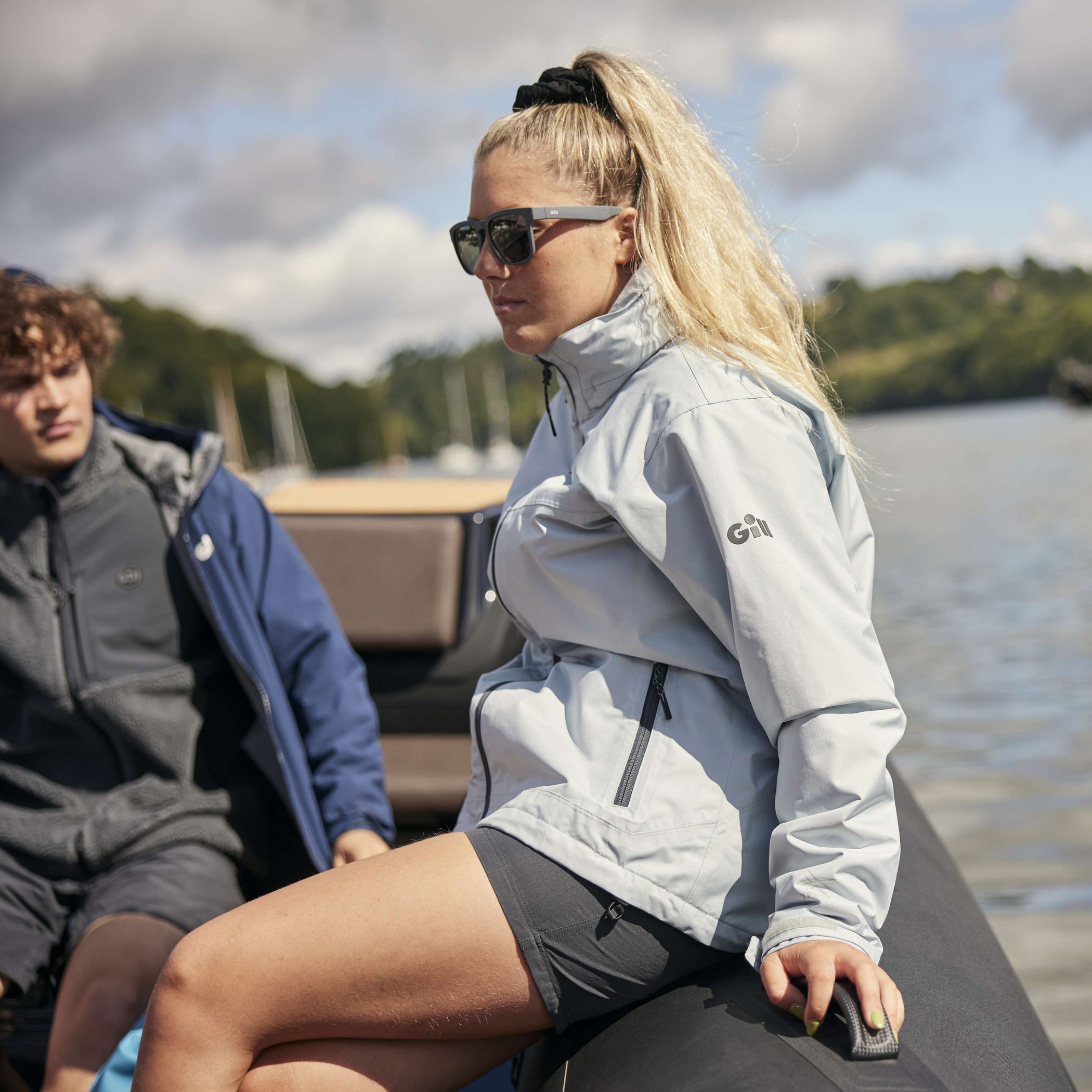 Women's Pilot Jacket - Light Gray