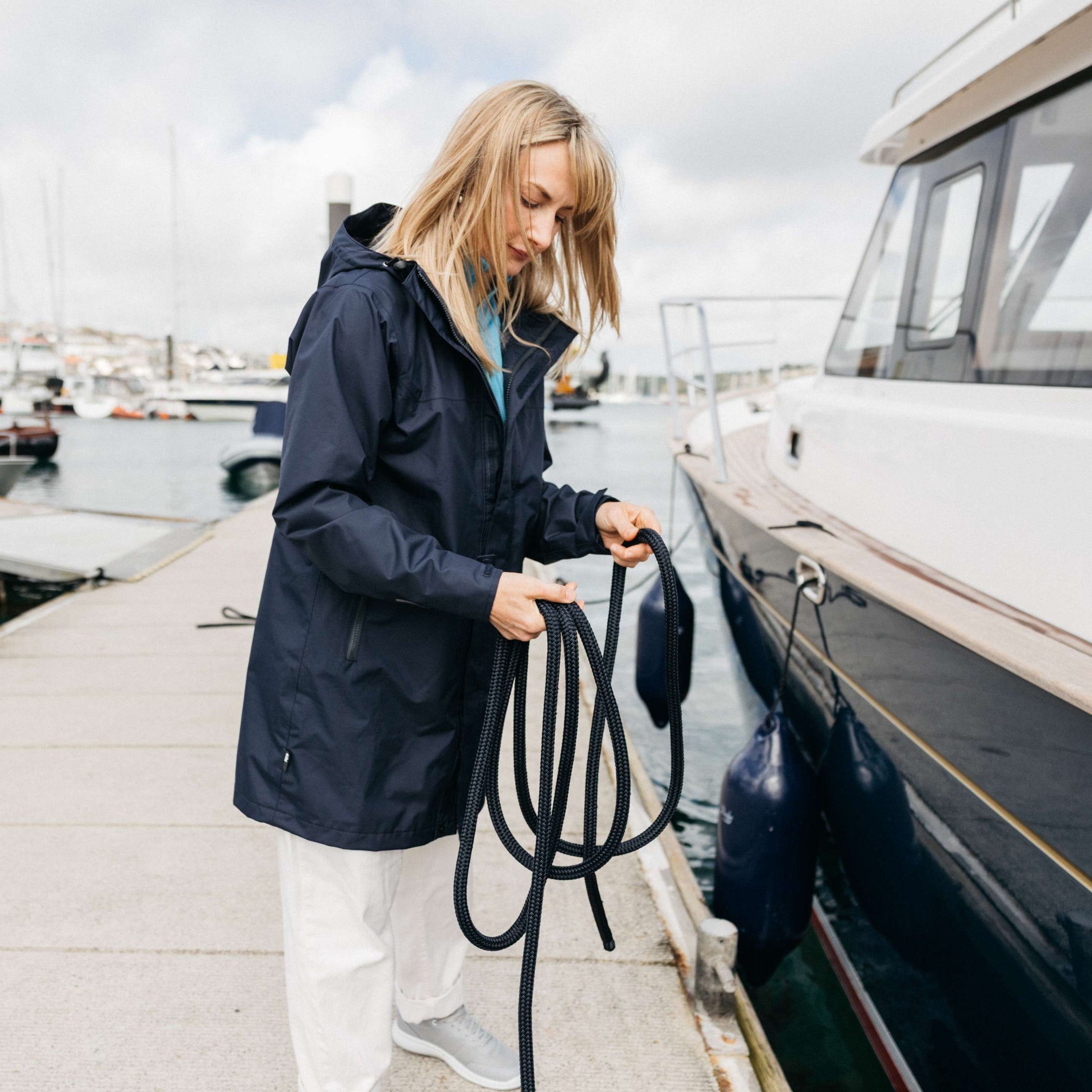 Womens Seeker Jacket - Navy