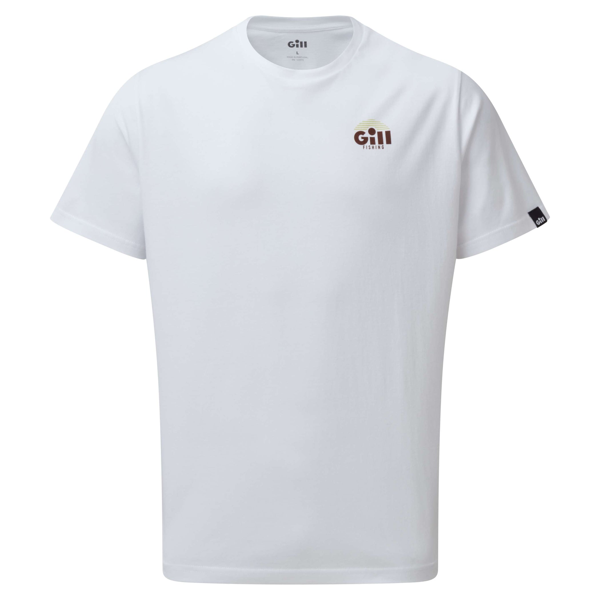 Graphic T-Shirt in White & Chocolate - White & Chocolate
