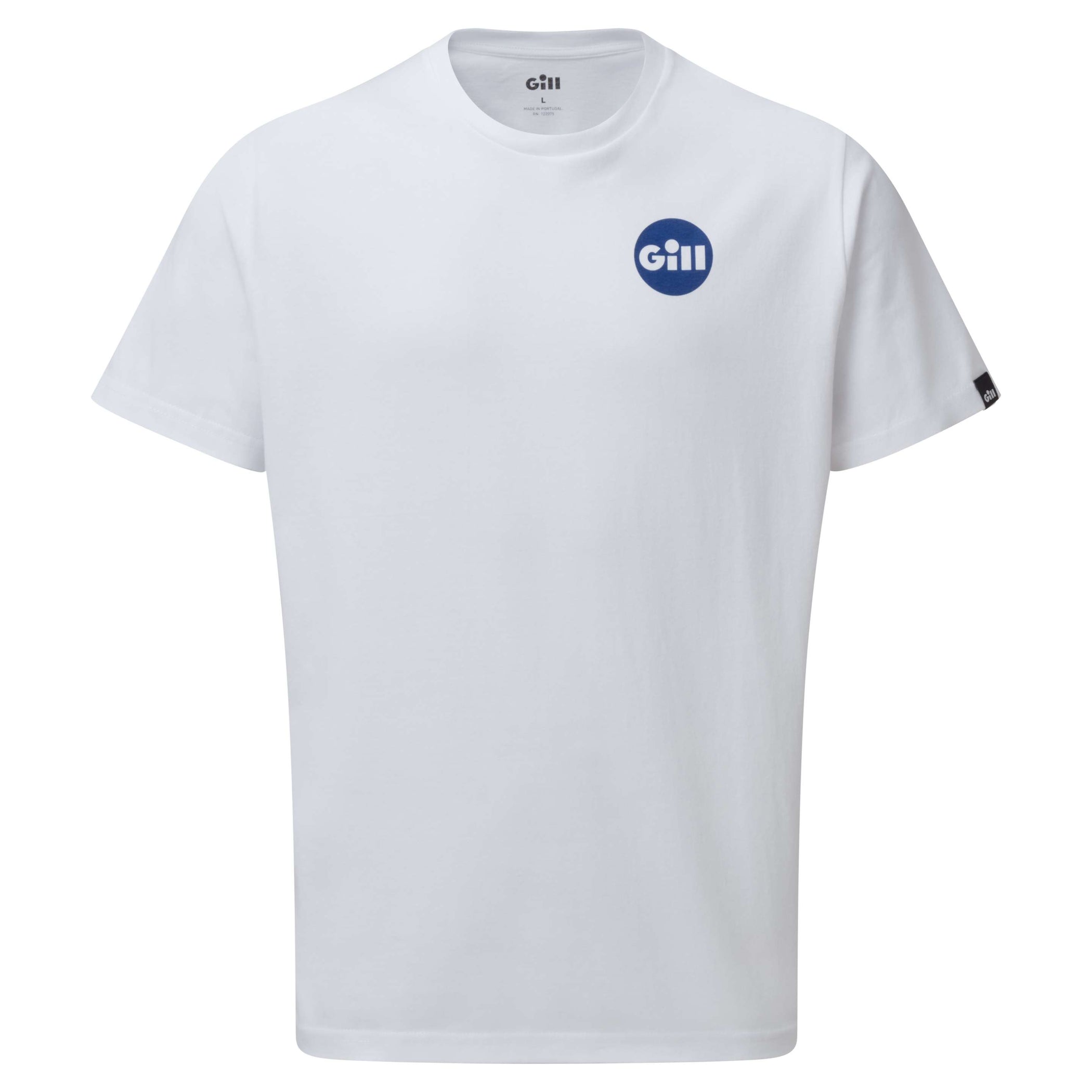Graphic T-Shirt in White & Blue - White & Blue