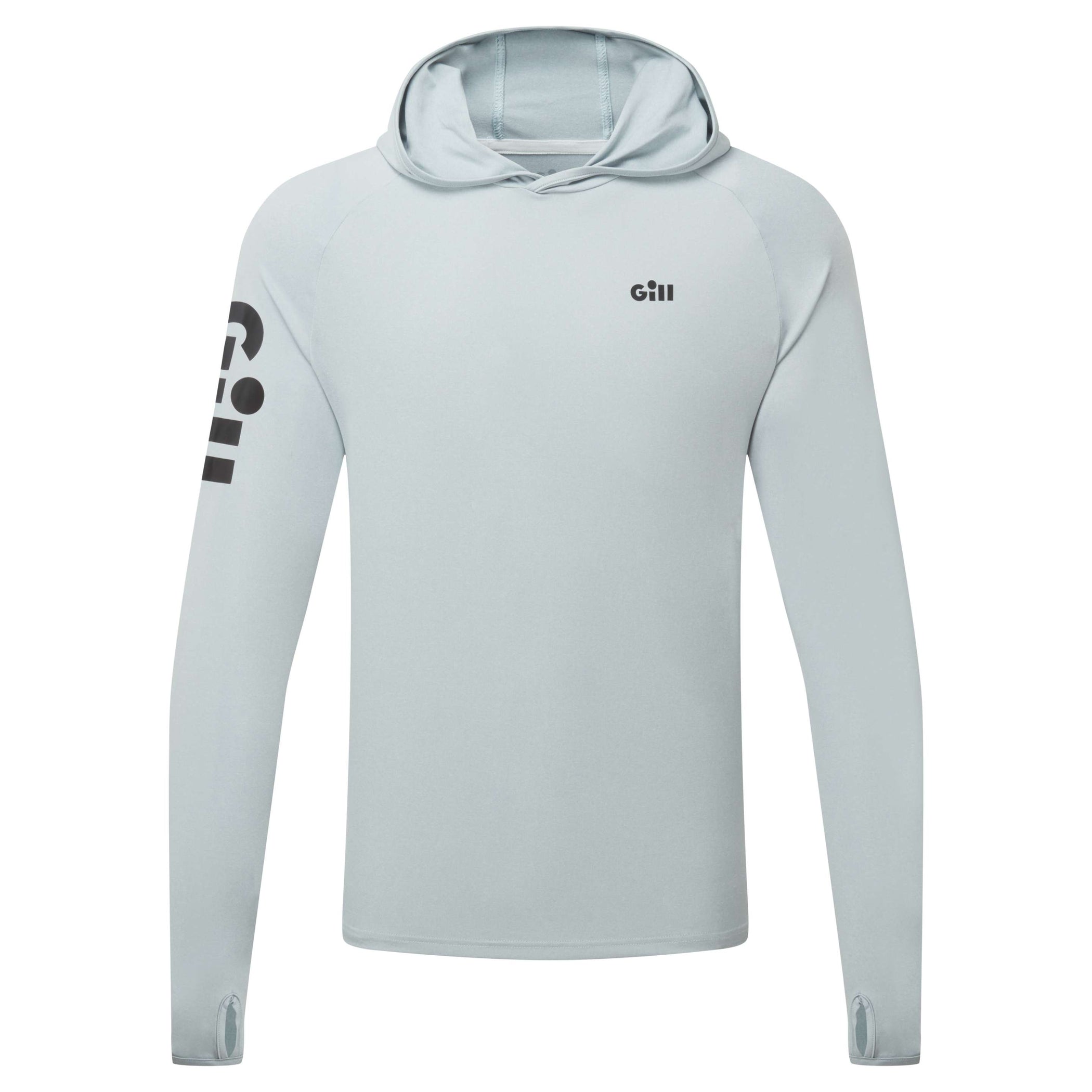 Infinity Long Sleeve Lightweight Hoodie - Light gray Melange