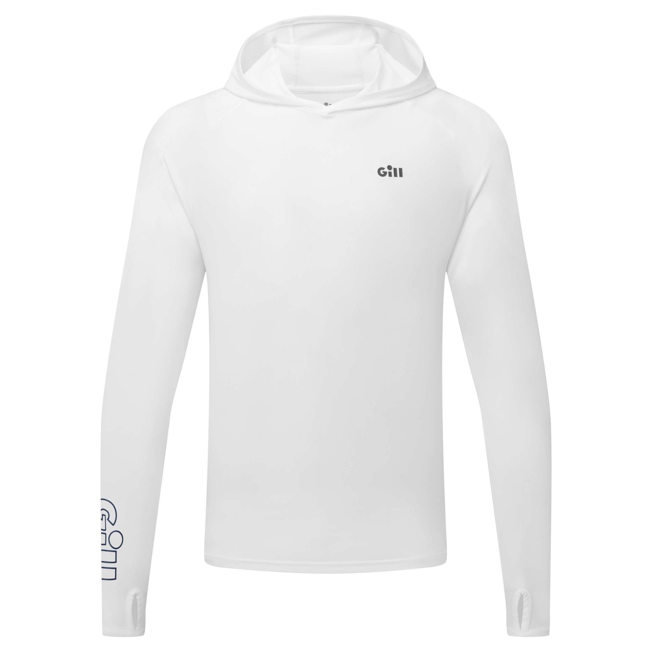 Infinity 2.0 Long Sleeve Lightweight Hoodie - White