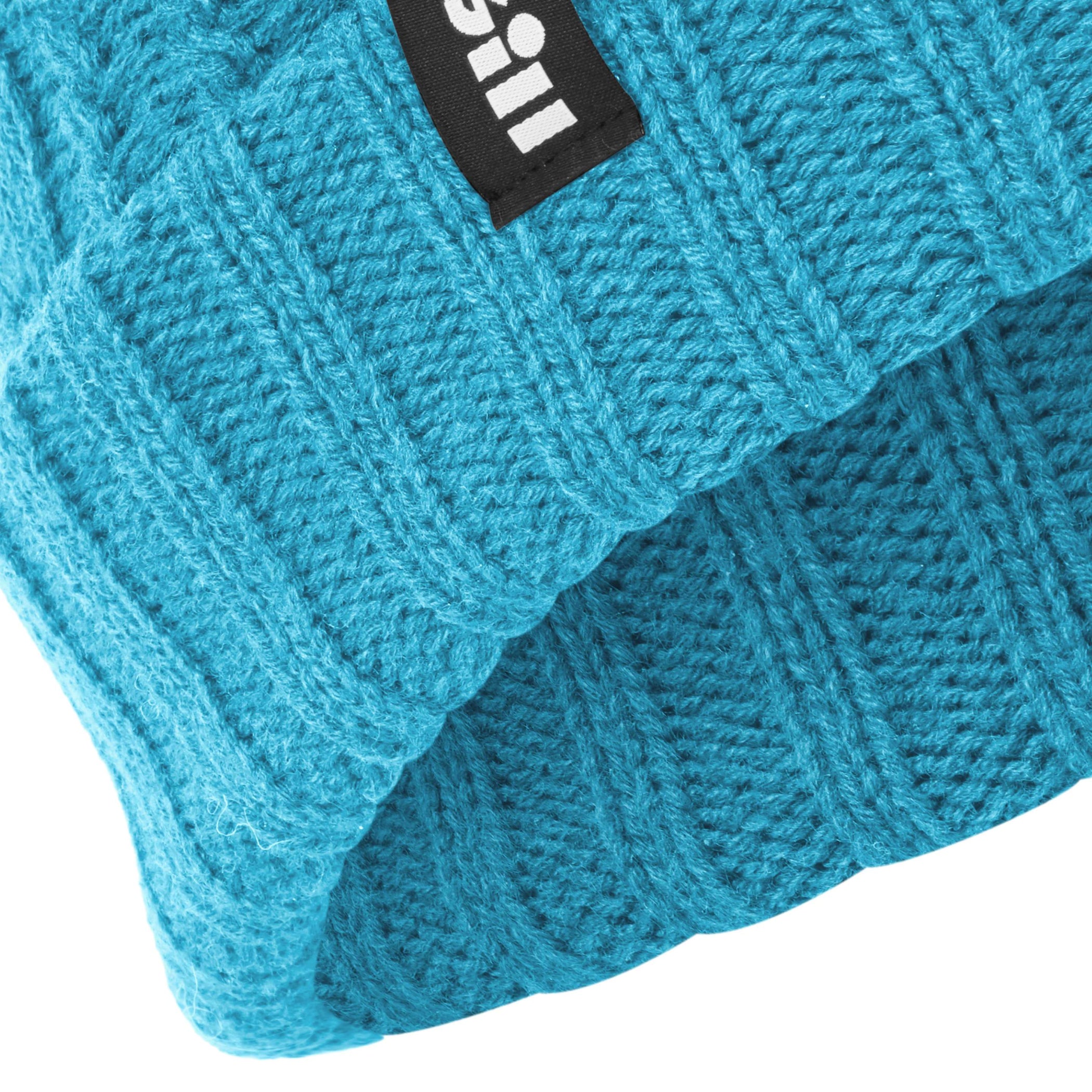 Cable Knit Beanie - Seascape