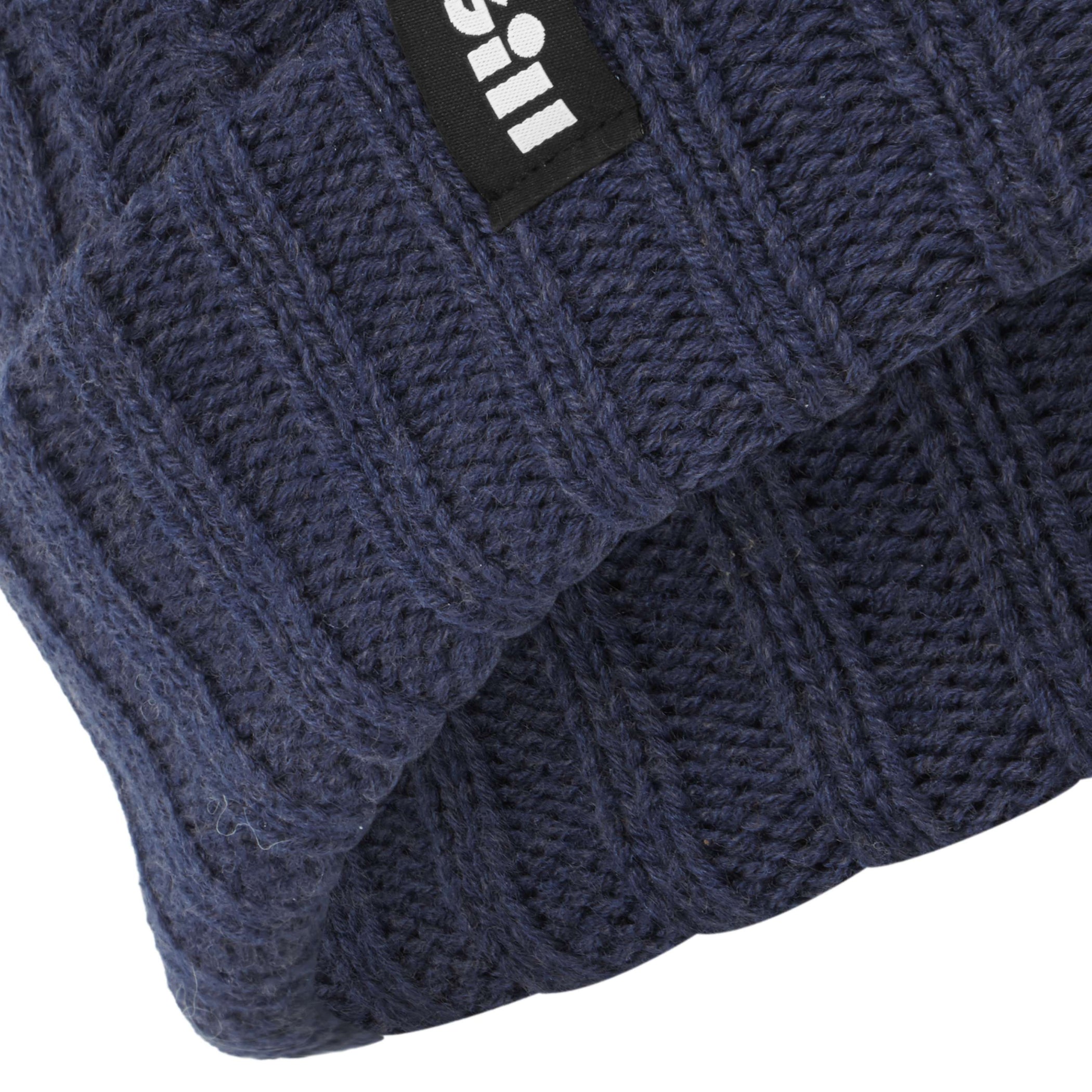 Cable Knit Beanie - Night Sky