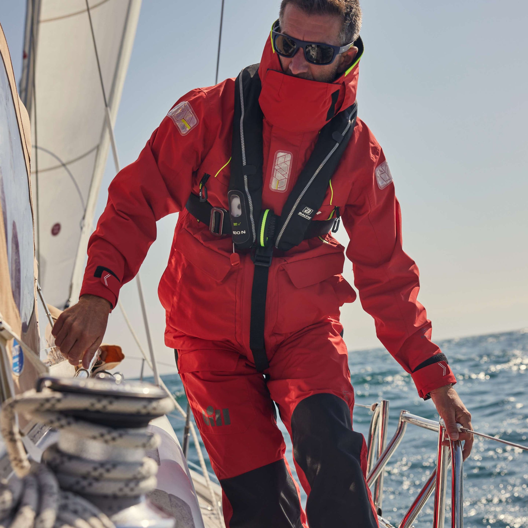 Offshore Sailing Jacket - Red