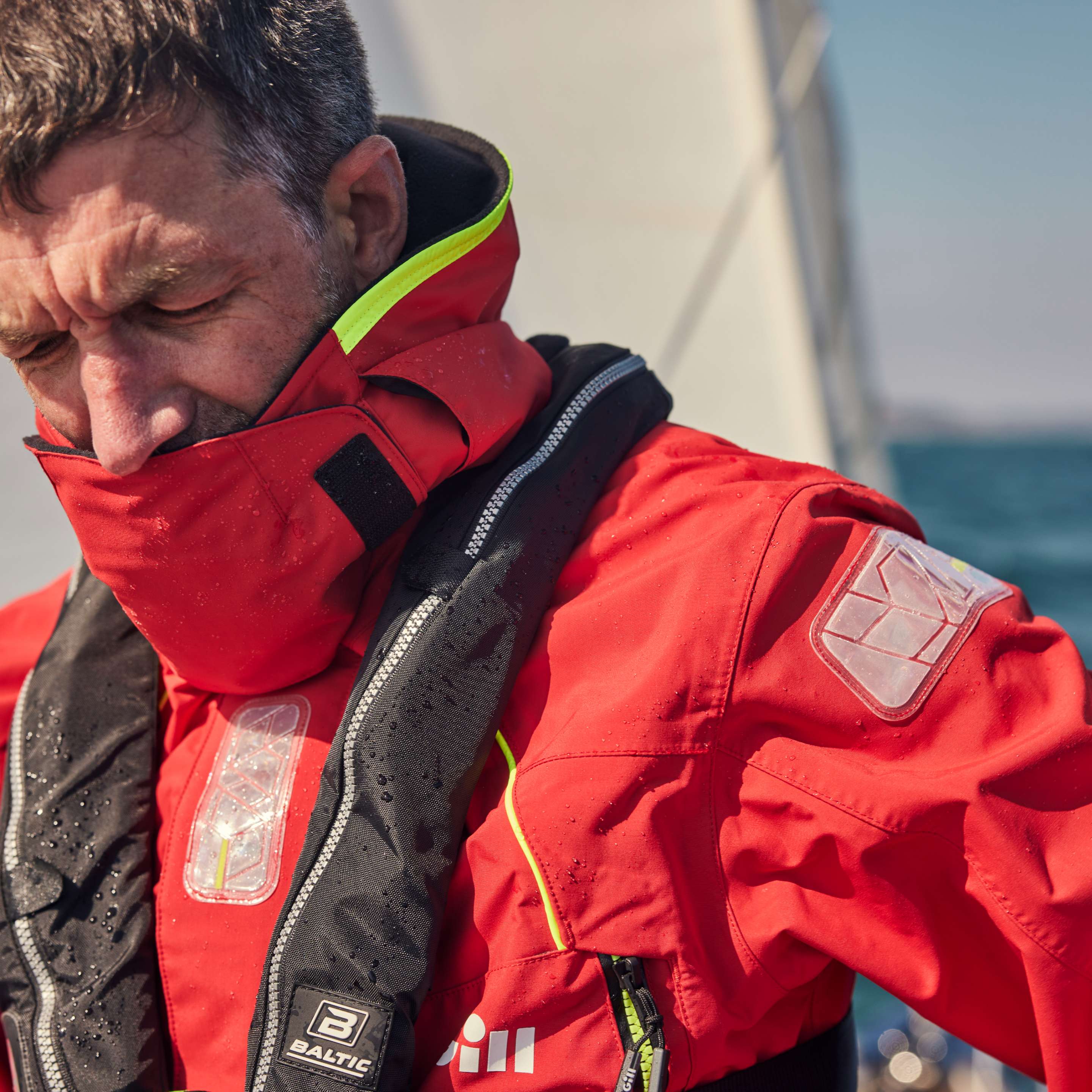Offshore Sailing Jacket - Red | Gill Marine Clothing – Gill North