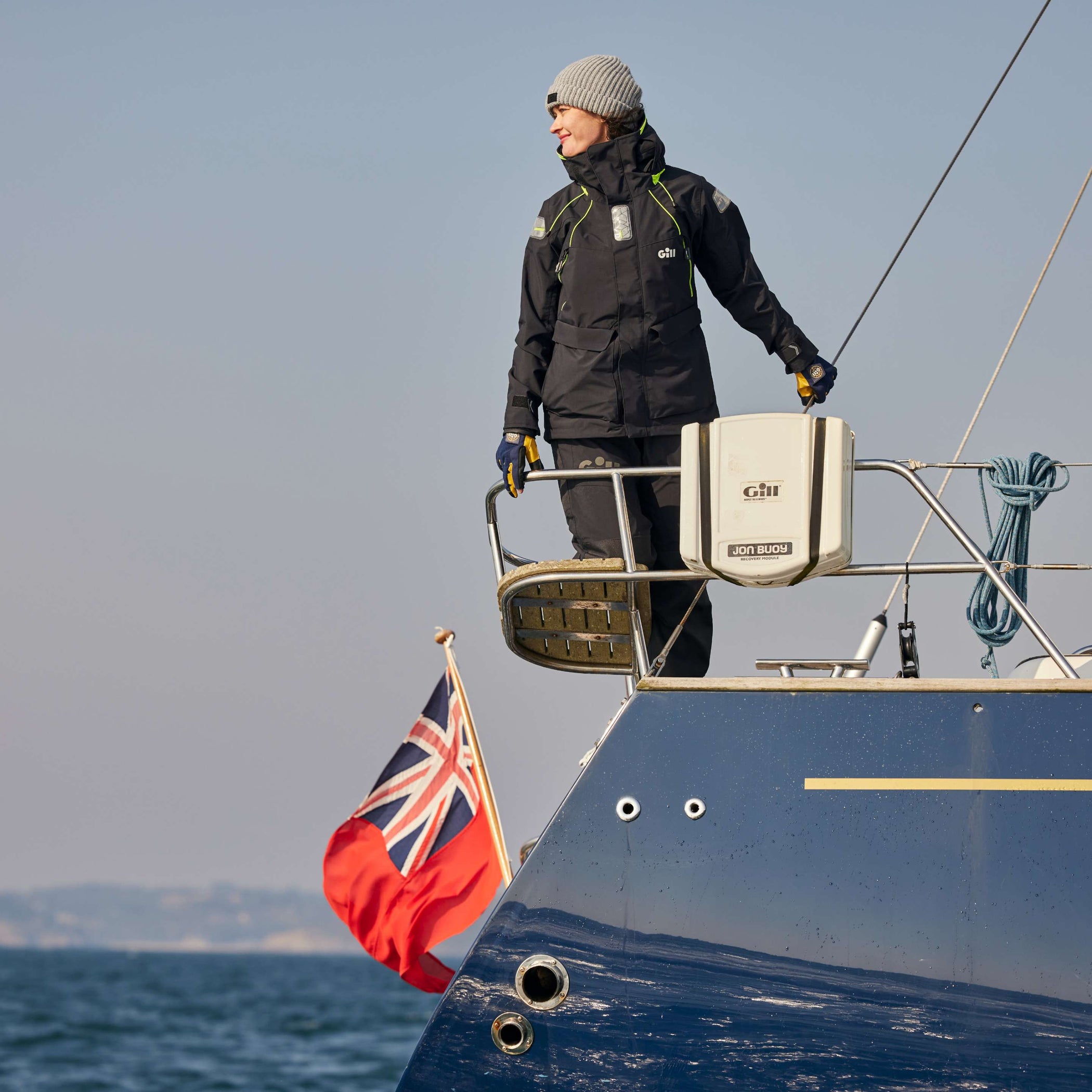 Women's Offshore Sailing Jacket - Black