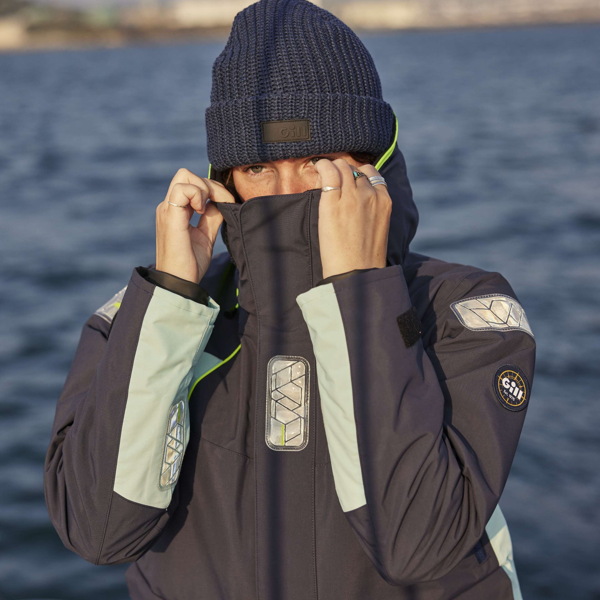 Women's Offshore Sailing Jacket - Navy & Eggshell (50th Anniversary Edition)