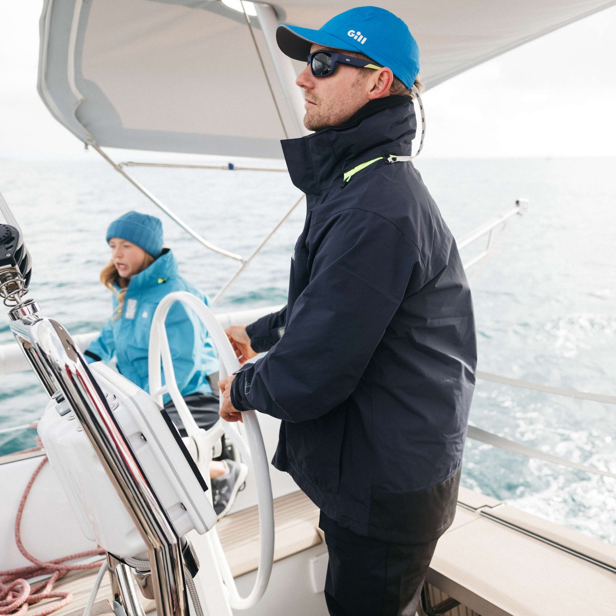 Men's Coastal Cruising Sailing Jacket - Navy