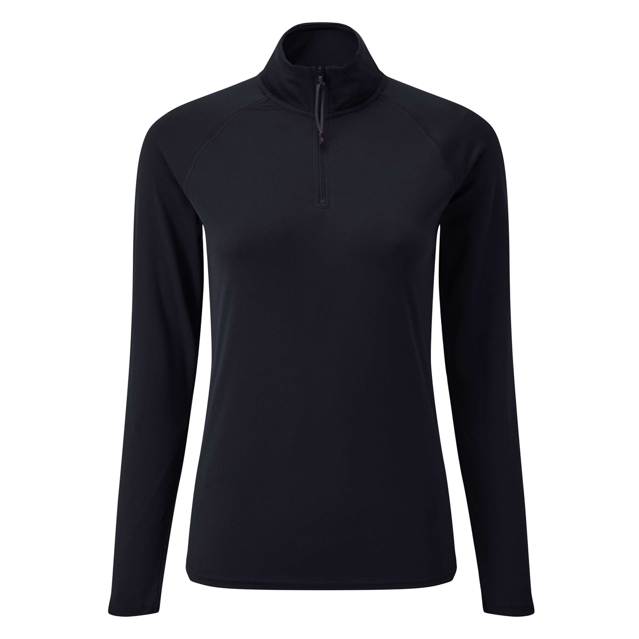Women's UV Tec Long Sleeve Zip Tee - Navy