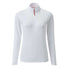 Women's UV Tec Long Sleeve Zip Tee - White