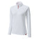 Women's UV Tec Long Sleeve Zip Tee - White