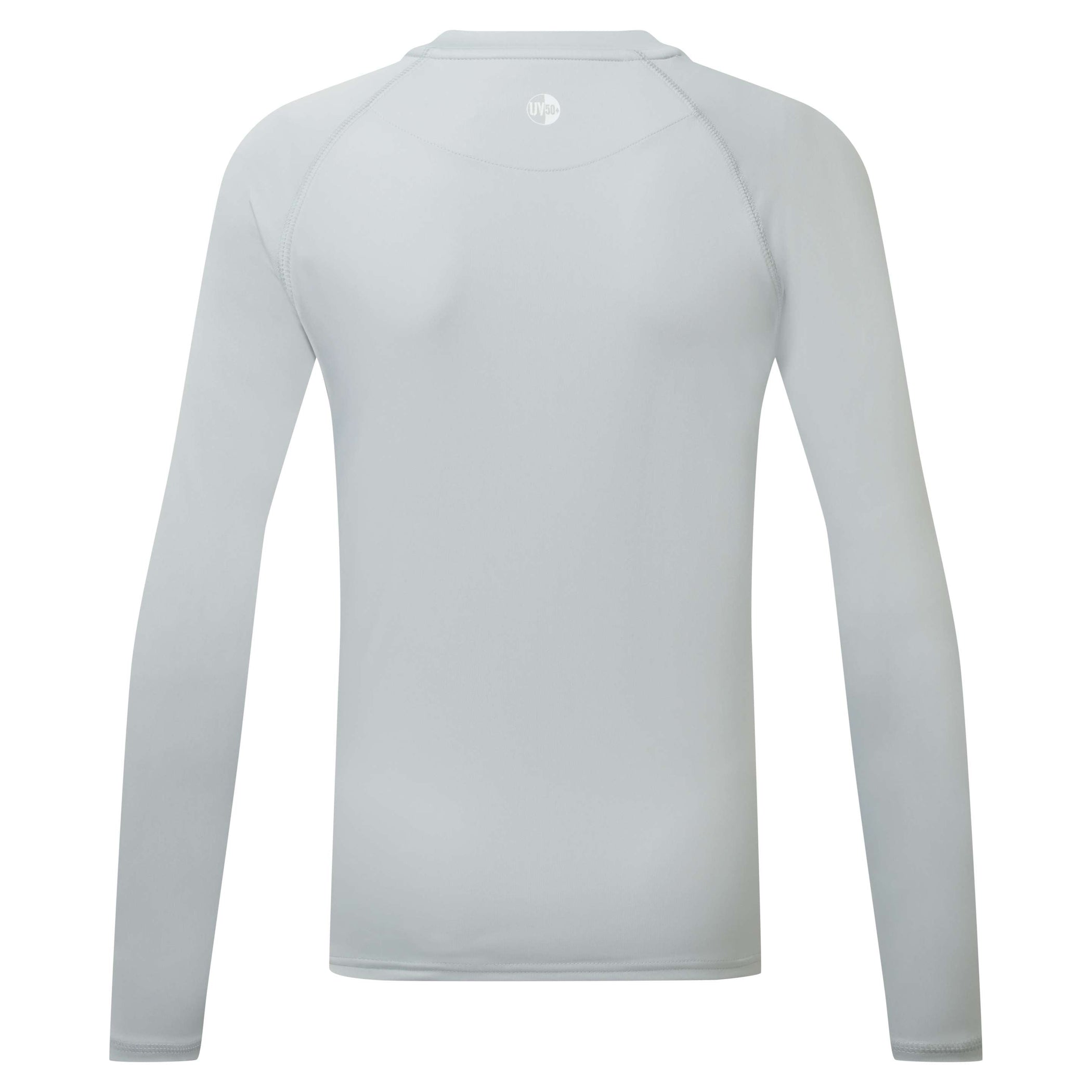 Junior UV Tec Long Sleeve Tee - Medium Gray