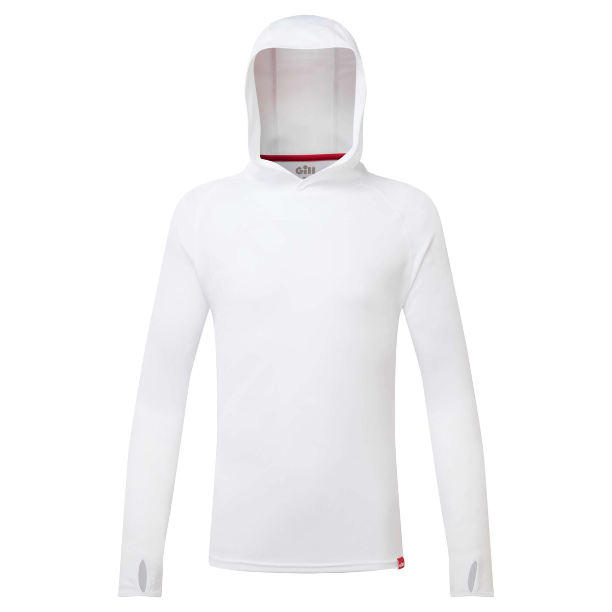 Junior UV Tec Hoody - White