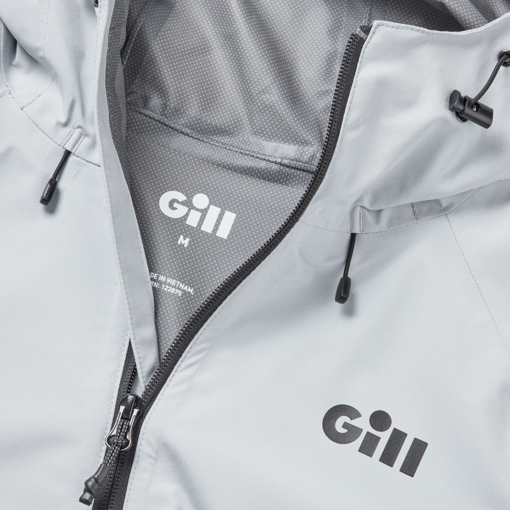 Voyager Hooded Waterproof Jacket - Light Grey