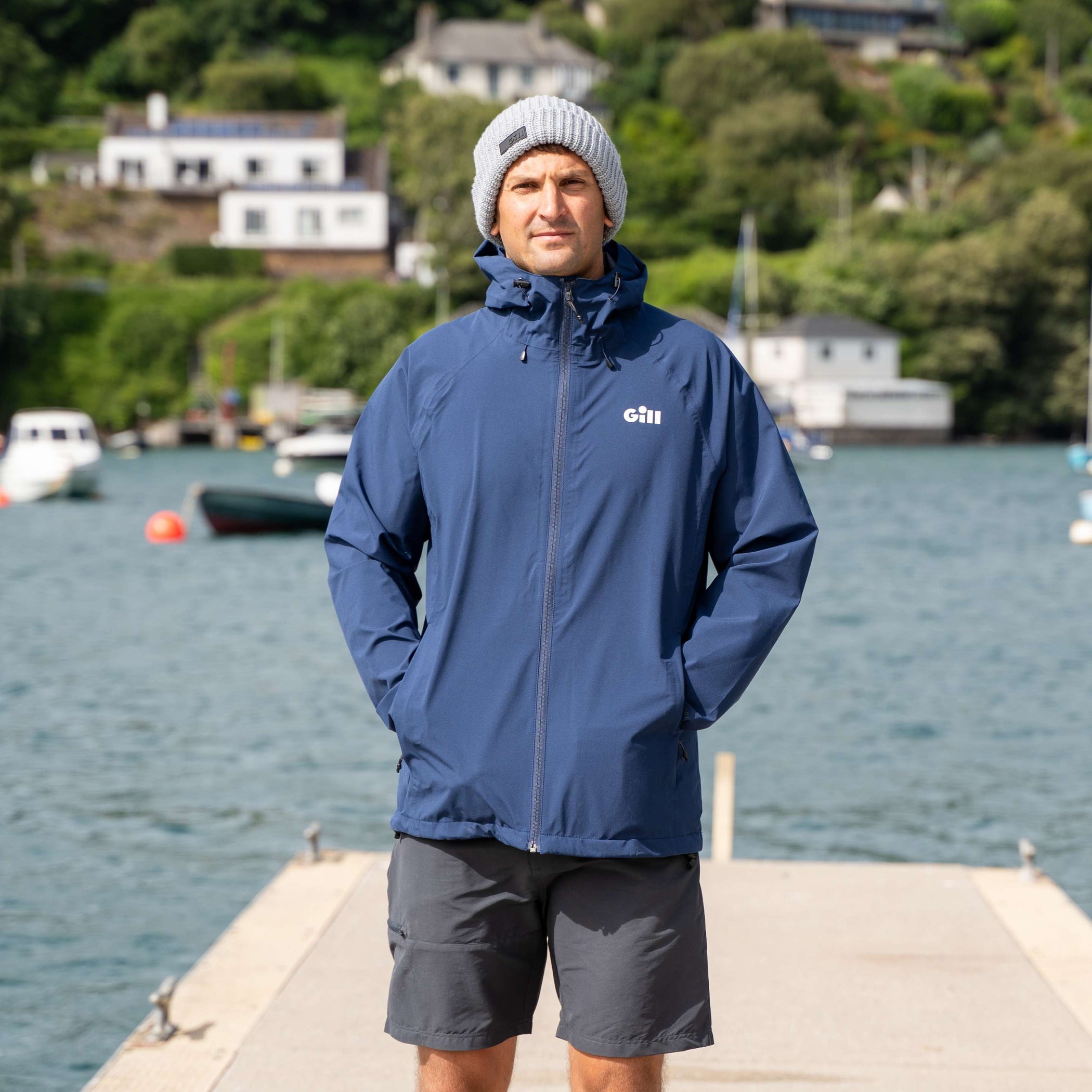 Voyager Hooded Waterproof Jacket - Night Sky