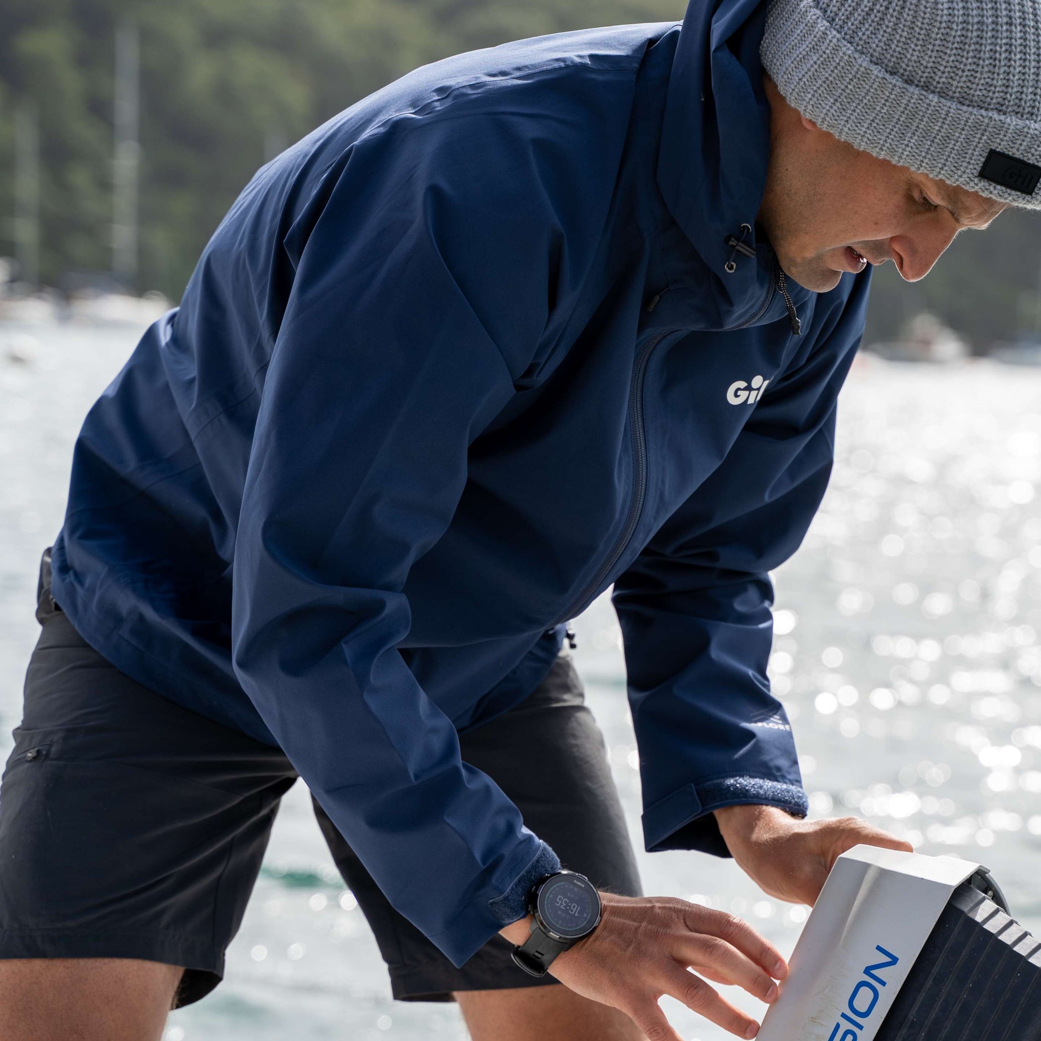 Voyager Hooded Waterproof Jacket - Night Sky