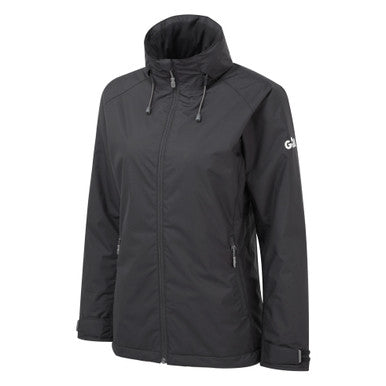 Women's Hooded Insulated Jacket - Graphite