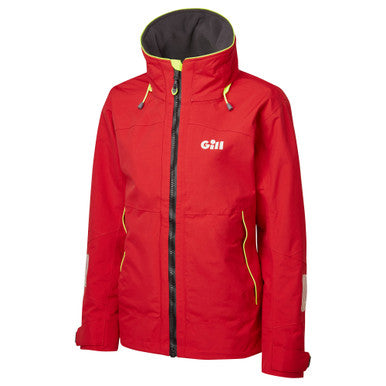 Women's OS3 Coastal Sailing Jacket - Red