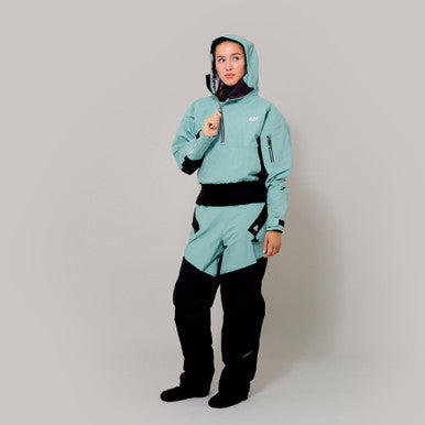 Women's Verso Drysuit With Hood - Marine Blue